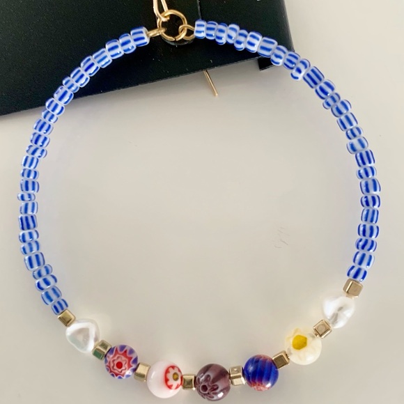 Ashley Stewart Women’s Large Hoop Bead Dangle Earrings - Picture 5 of 6